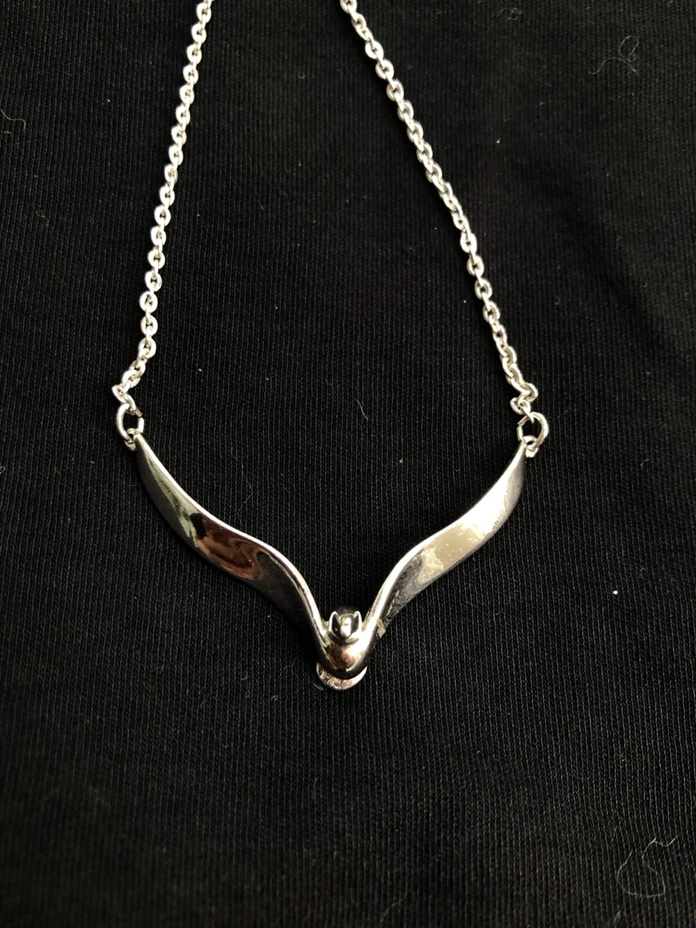 Vintage Sarah Coventry Flying Bird Necklace